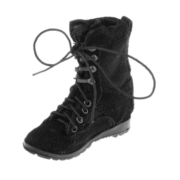 1/6 Scale Female Shoes Combat Boots for 12 inch Soldier Action Figure White
